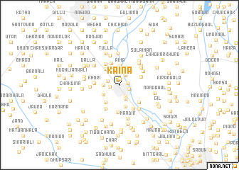 map of Kāina