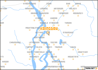 map of Kaingdaw