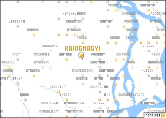 map of Kaingmagyi