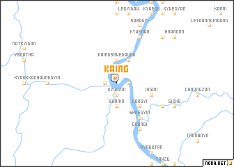 map of Kaing