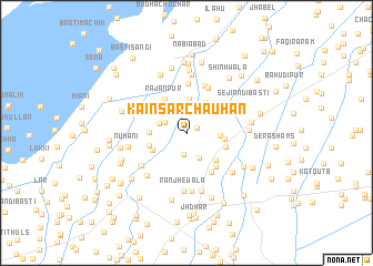 map of Kainsar Chauhān