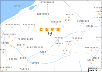 map of Kaisaipana