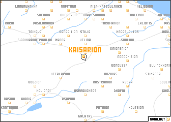 map of Kaisárion