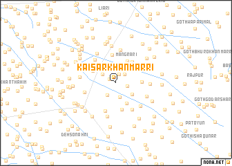 map of Kaisar Khān Marri