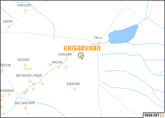 map of Kaisar Khān