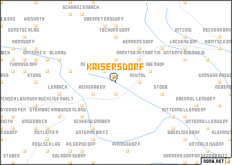 map of Kaisersdorf