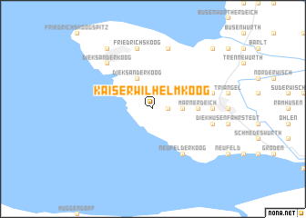 map of Kaiser Wilhelm Koog