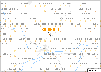 map of Kaisheim