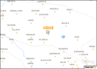 map of Kaive