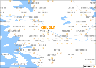 map of Kaivola