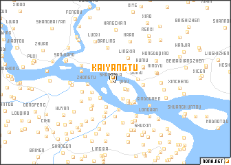 map of Kaiyangtu