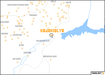 map of Kajakī ‘Olyā