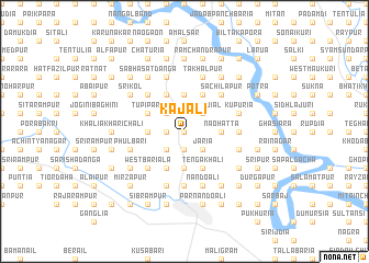 map of Kājali
