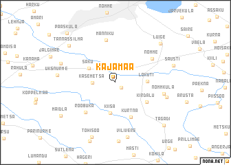 map of Kajamaa