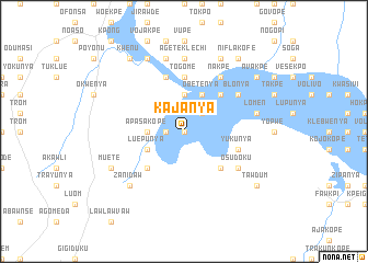 map of Kajanya