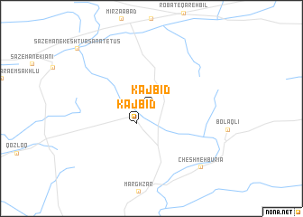 map of Kaj Bīd