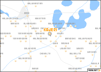 map of Kajeri