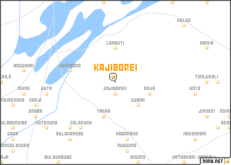 map of Kajibore I