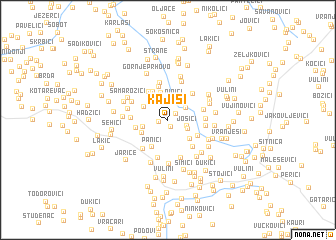 map of Kajiši