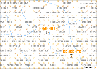 map of Kājkāmta