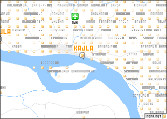 map of Kājla