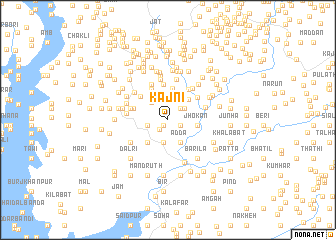 map of Kajni