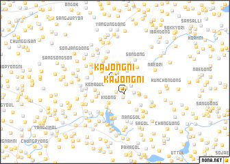 map of Kajŏng-ni