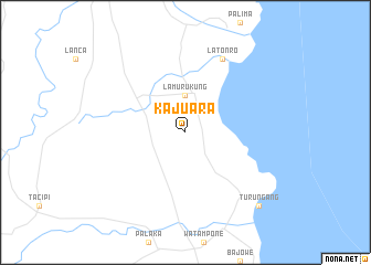 map of Kajuara