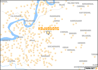 map of Kajwa-dong