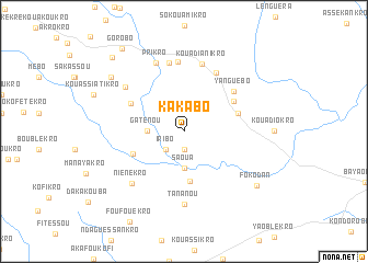 map of Kakabo