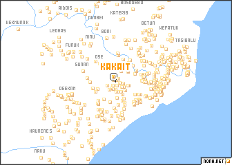 map of Kakait