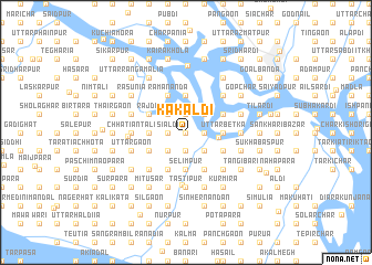 map of Kakāldi