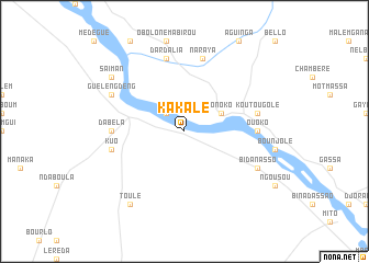 map of Kakalé