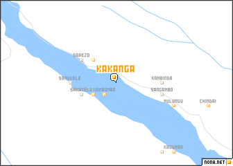 map of Kakanga