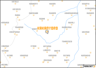 map of Kakanyoro