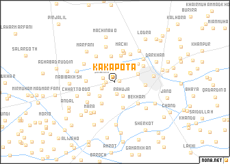 map of Kākapota