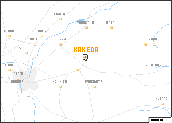 map of Kakeda