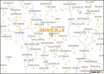 map of Kakencolla