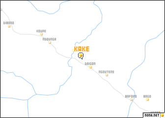 map of Kaké