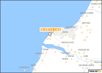 map of Kakhaberi