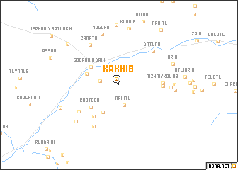 map of Kakhib