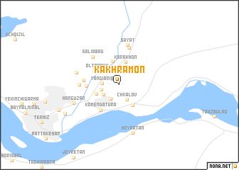 map of Kakhramon