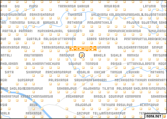 map of Kākhura