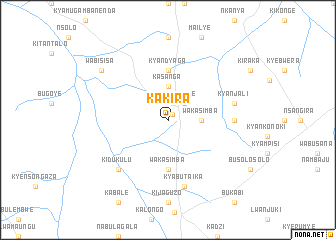 map of Kakira