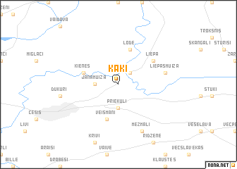 map of Ķāķi