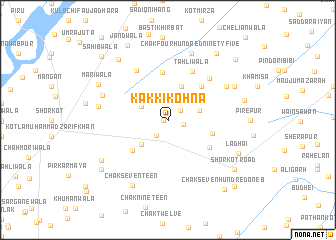 map of Kakki Kohna