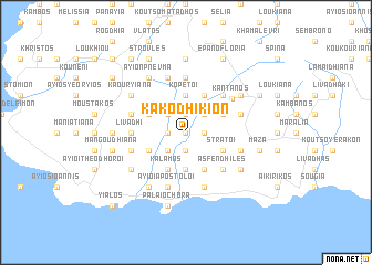 map of Kakodhíkion