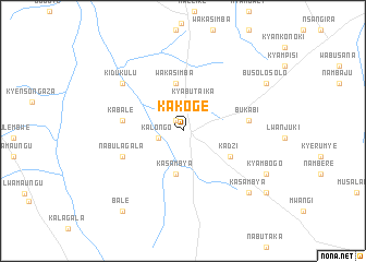 map of Kakoge