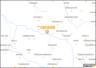 map of Kakoïna