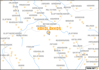 map of Kakólakkos